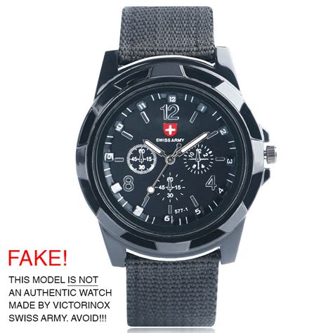 real vs fake swiss army watches|victorinox swiss army watch identification.